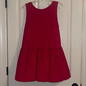 Zenana Red Tank Oversized Tunic, Size M
